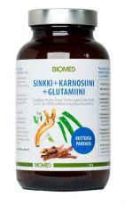 Zink + Karnosin + Glutamin dryckespulver